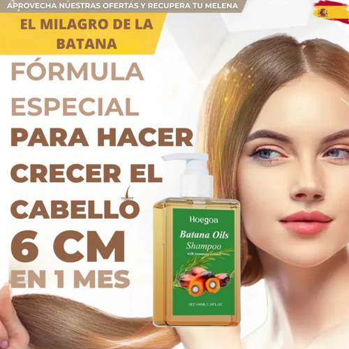 CHAMPÚ DE BATANA - FORMULA ESPECIAL PARA CRECIMIENTO Y NUTRICION DEL CABELLO