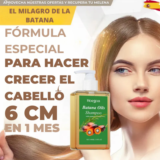 CHAMPÚ DE BATANA - FORMULA ESPECIAL PARA CRECIMIENTO Y NUTRICION DEL CABELLO